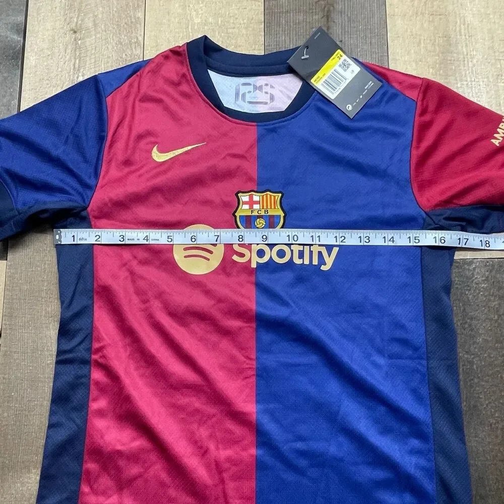 Nike Youth Size 24 UCL Home FC Barcelona Match Lamine Yamal Jersey CD0699-100